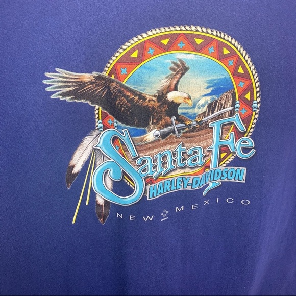 Women’s Harley Davidson Santa Fe New Mexico Shirt - Picture 3 of 9